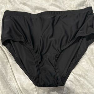 Black swim suit bottoms NWT Size 22